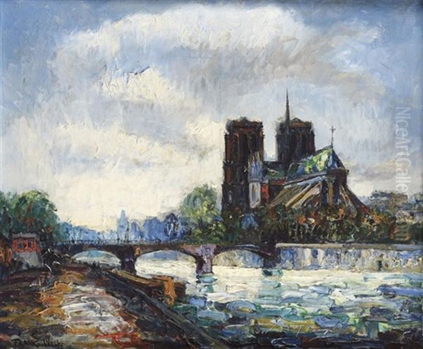 Les Quais Et Notre-dame De Paris - view 1