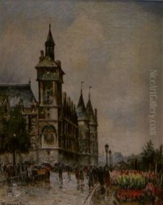 Paris, Le Marche Aux Fleurs Et La Conciergerie