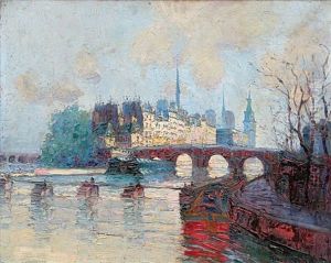 Paris, Vue De L'ile Saint-louis Et De L'ile De La Cite Paris, Vue De L'ile Saint-louis Et De L'ile De La Cite