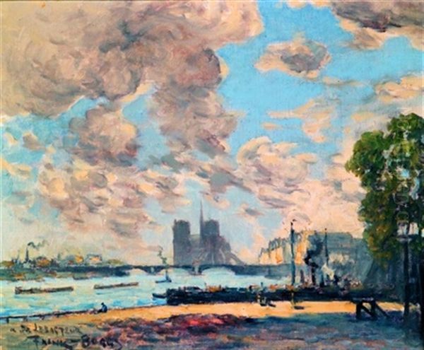 Vue De Notre-dame Et Des Quais - view 1