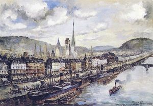 Vue De Rouen by Frank-Will