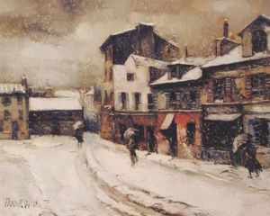 Paris Sous La Neige