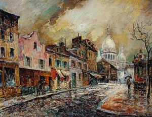 Montmartre Apres La Pluie Montmartre Apres La Pluie