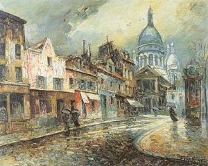 Montmartre, Personnages Place Du Tertre by Frank-Will