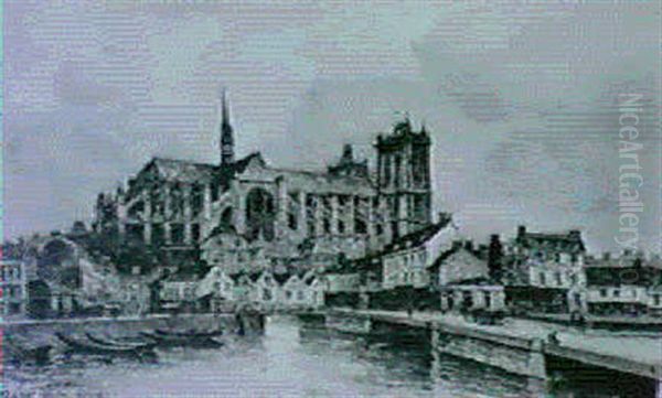 Vue De La Cathedrale D'amiens - view 1