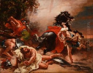 Conversion De Saint Paul Sur Le Chemin De Damas by Jean-Pierre Franque