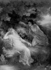 Jeune Femme Surprise Dans Son Sommeil by Jean-Pierre Franque