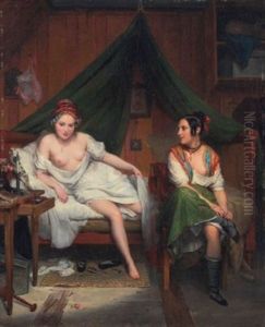 The Attendant by Jean Augustin Franquelin