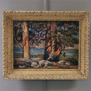 Landscape With Redwoods, Five Lakes Basin, Sierra Nevada, California