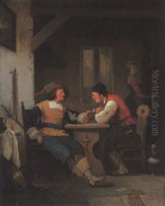In Der Stube by Carl Joseph Franz