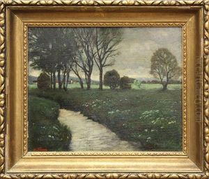 Spring Landscape by Heinrich Franz