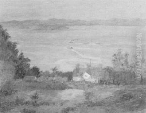 On The Hudson River by August Franzen