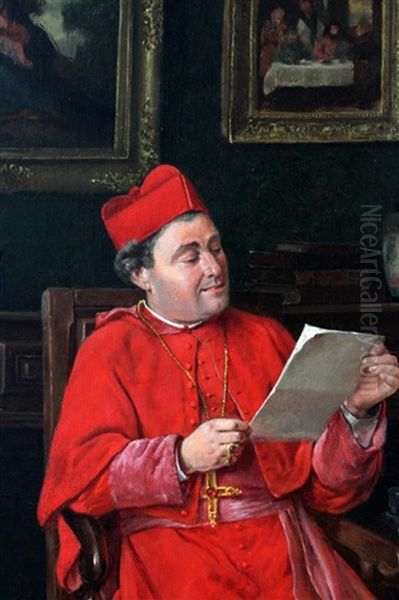 Seated Cardinal - view 1