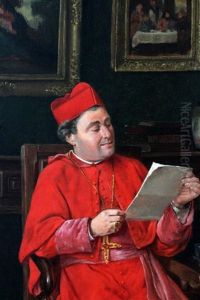 Seated Cardinal by Jose Frappa