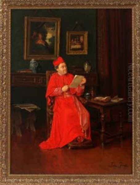 Seated Cardinal - view 1