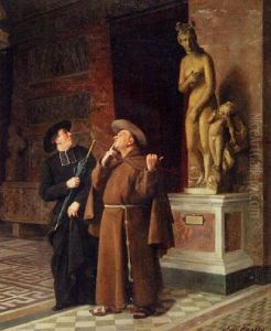 Deux Ecclesiastiques Au Musee Deux Ecclesiastiques Au Musee