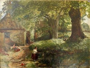 The Old Well Or "the Forest Well" At Camlachie by Alexander Fraser the Elder