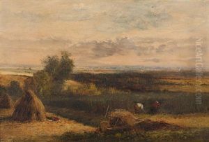 Bean Field - Morning Effect by Alexander Fraser the Elder