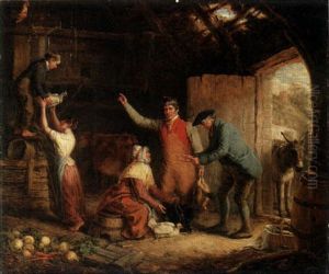 The Poultry Buyer by Alexander Fraser the Elder