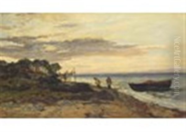 Fishermen On The Shore - view 1