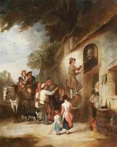 The Village Signwriter by Alexander Fraser the Younger