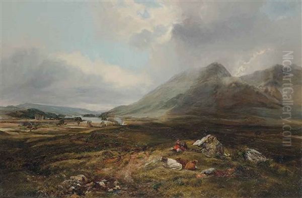 A Picnic In The Highlands, With Loch Awe Beyond - view 1