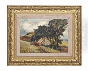 The Old Cottage, East Linton by Alexander Fraser the Younger