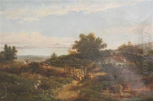 A Scotch Homestead, Mid Lothian - view 1