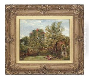The Old Mill House At Musselburgh by Alexander Fraser the Younger