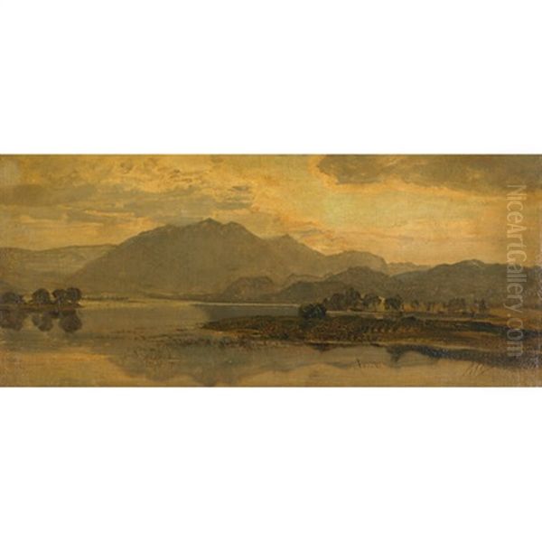 Ben Venice From Loch Achray - view 1