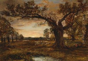 Sunset In October by Alexander Fraser the Younger