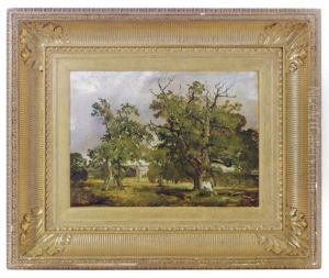 Old Wood House, Cadzow Forest by Alexander Fraser the Younger