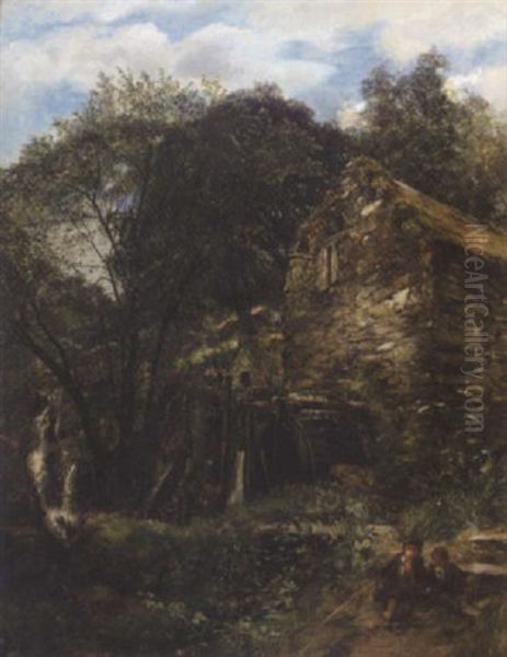 An Old Watermill, North Wales - view 1