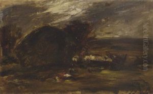 Haymaking by Alexander Fraser the Younger