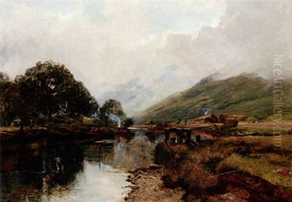 A Highland River Landcape - view 1