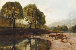 On Loch Falloch by Alexander Fraser the Younger