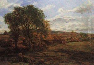 The Farmer's Cottage by Alexander Fraser the Younger