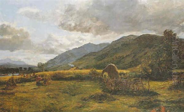 Haymaking In The Highlands - view 1
