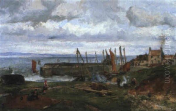 Cockenziee Harbour, East Lothian - view 1