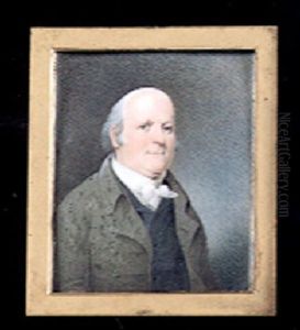Mr. Edward Trescott In Black Coat, Waistcoat And Tied Cravat