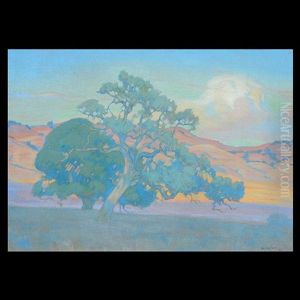 California Oaks, Late Afternoon by Douglass Fraser