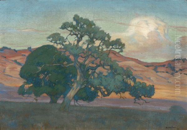 California Oaks, Late Afternoon - view 1