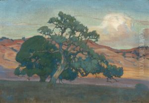 California Oaks, Late Afternoon by Douglass Fraser