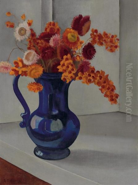 Straw Flowers And Bittersweet - view 1
