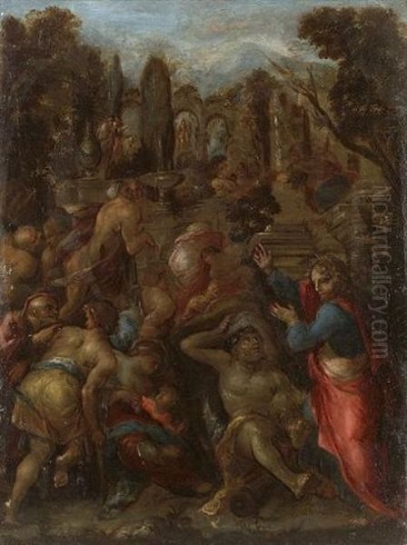 The Raising Of Lazarus (+ The Healing Of The Paralytic; Pair) - view 1