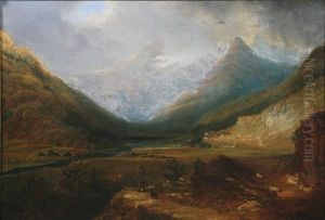 Mountain Landscape by Hugh Frazer