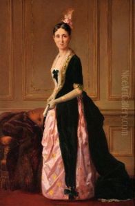 Femme A L'eventail by Charles Frechon