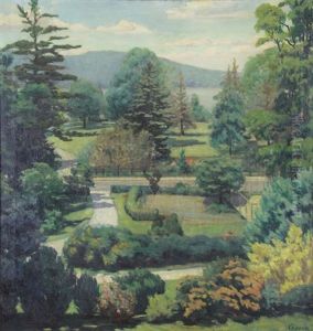 Landscape With Garden by Frederick Freder