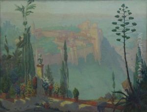 Alhambra, Early Morning by Frederick Freder