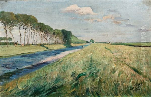 A Canal In Flanders - view 1